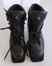 Alico Ski March High Leg Black Leather Boots Size 8 Hunting Trekking Mountaineer