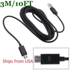 3M 10ft Micro USB Charging Power Cable Cord for Xbox One S Elite Controller