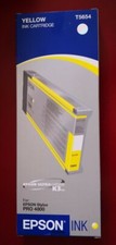 07-2007 NIB GENUINE EPSON T5654 YELLOW 220ml INK STYLUS PRO 4800 AS T6064