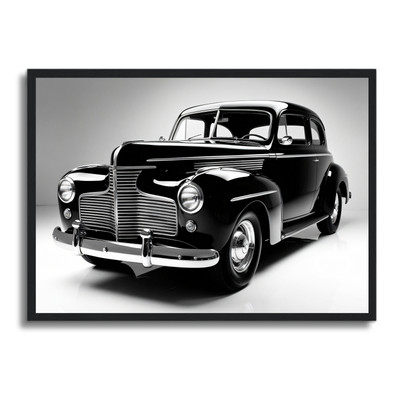 Auto Poster gerahmtes Wandbild Fahrzeug Man Cave Bild A4 - A1 Wohndeko Design