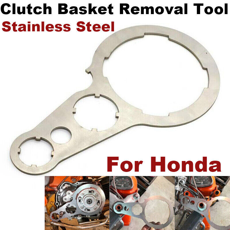 Stainless Steel Clutch Basket Removal Tool For Honda CT90 CT110 CT200