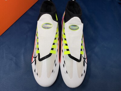 Nike Vapor Edge Pro 360 Football Cleat White Volt OBJ 