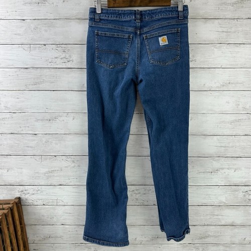 Carhartt Jeans Workwear Blue Jeans Boys 14 (measures 28x27") - Picture 8 of 12
