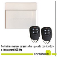 Satz SteuergeräT Universal Absperrschieber Rollo + Receiver Und 2