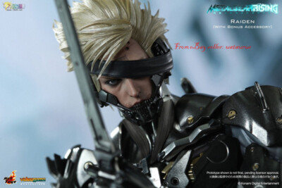 Hot Toys 1/6 Vgm17 Metal Gear Rising: Revengeance Raiden Deluxe