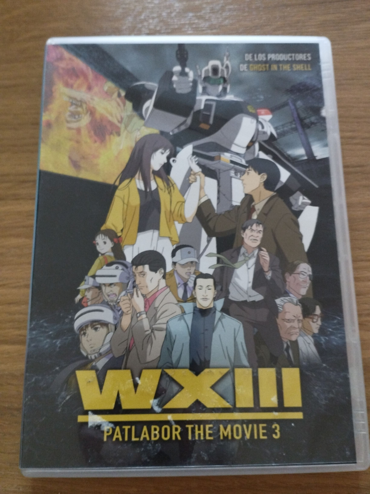 Patlabor The Movie 3 WXIII Mamoru Oshii - DVD Spanish Japanese Reg 2