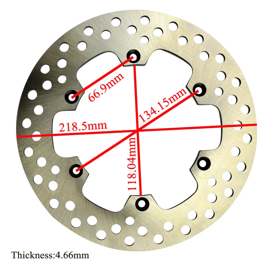 Rotor de disco de freno trasero para Suzuki DRZ400 DRZ400E DRZ400S DRZ400SM 2000-2019 Foto 3 de 3