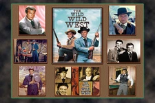 4"x6" MAGNET PRINT COLLAGE - "WILD WILD WEST"  ROBERT CONRAD, ROSS MARTIN 