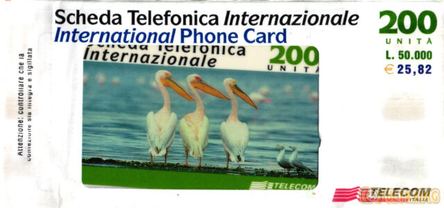 G Ti 39 C&c 6061 Phonecard New IN Blister Pelicans Nme