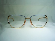 Jacques Fath luxury eyeglasses Aviator Gold plated men women frames NOS vintage