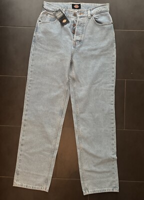 Dickies Damen Thomasville Demin Straight Fit Jeans Gr. 30 Neu 