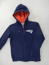 New England Patriots Nike Full Zip Hoodie Jacket Youth Large Blue