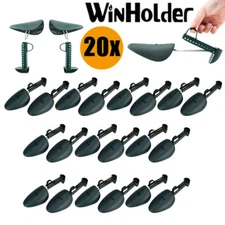 10Pair/20Pc Shoe Trees Plastic Stretchers Mens Women Shaper Size Expander Shaper