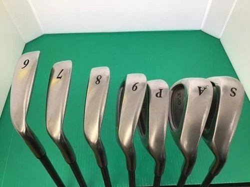 ЖЕНСКИЕ DUNLOP XXIO 6-9 Pw Aw Sw 7PC L-FLEX ПОЛОСТЬ НАЗАД ЖЕЛЕЗА КОМПЛЕКТ RH MP300L - Изображение 2 из 4