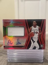 2020-21 Panini Certified Freshman Fabric Signatures Devin Vassell 22/99