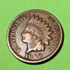 ■ 1890 INDIAN PENNY ONE CENT ☐ VG