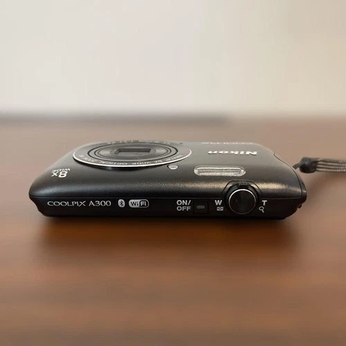 Nikon Coolpix A300 Digital Camera 20.1 MP 8x Optical Zoom  Built-in Wi-Fi Black - Picture 6 of 10