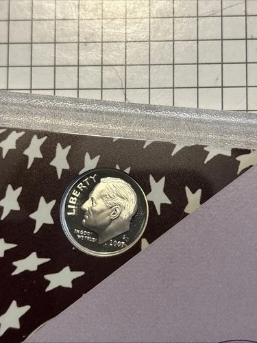 2007 S Roosevelt Dime SILVER Proof - Deep Cameo  90% Silver FREE SHIPPING