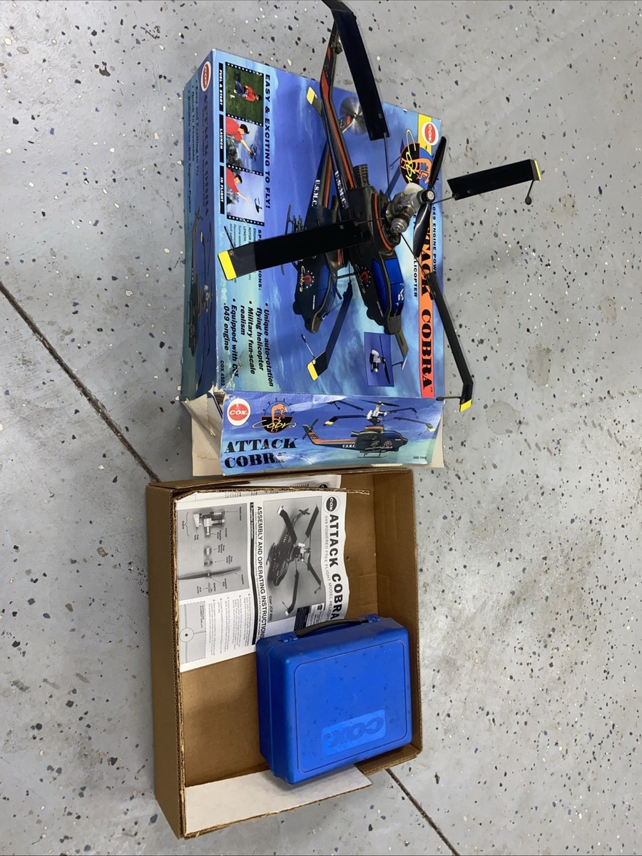 Cox Cobra Attack Cobra Free Flight Helicopter U.S.M.C. .049