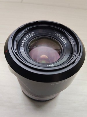 Sony E 18-55mm F3.5-5.6 OSS Black standard zoom Lens SEL1855 APS-C Exc+++