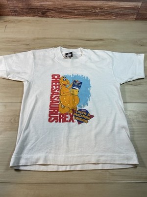 Kraft Mac & Cheese Cheesasaurus Rex T-Shirt 1990s Vintage Kids Size Small USA
