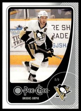 2010-11 O-Pee-Chee #129 Brooks Orpik Pittsburgh Penguins Hockey Card