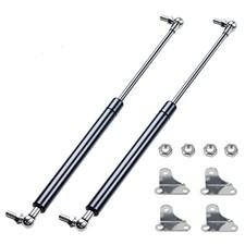 15 Inch Gas Struts 100lb 2 Pack with Brackets, Heavy Duty 15" 100Lbs/445N