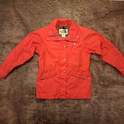 Vintage The North Face Womens Jacket Small Red Made In USA Gore Tex