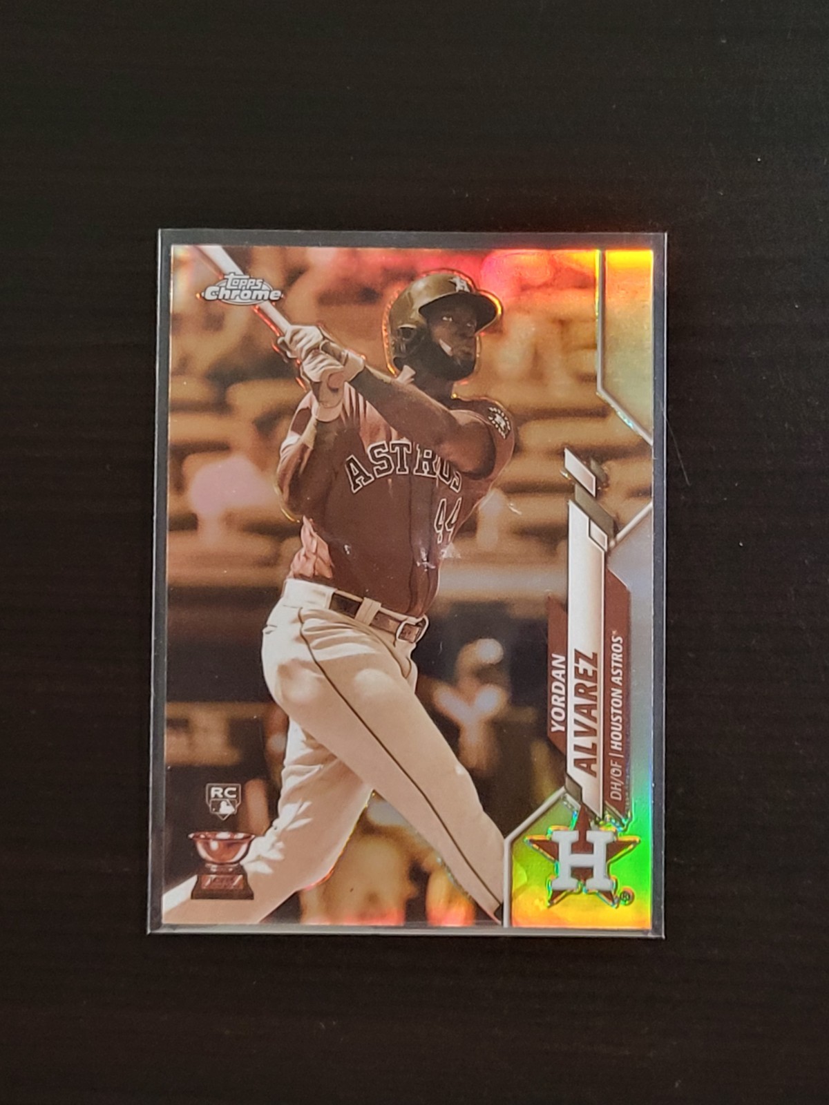 2020 Topps Chrome #200 Yordan Alvarez Rookie RC Sepia Refractor Astros