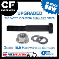 1PC - VAUXHALL MERIVA B - FRONT SUSPENSION STRUT TO HUB CLAMP PINCH BOLT + NUT