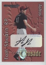 2002 Donruss The Rookies Crusade Auto 305/500 Tom Shearn #RC-42 Auto 0v1