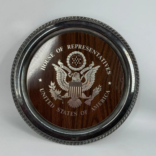 House of Representatives Tray Platter US Great Seal Political Memorabilia