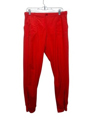 Albion Jettsetter Joggers Women Medium Orange Mid-Rise Drawstring Waist Outdoors