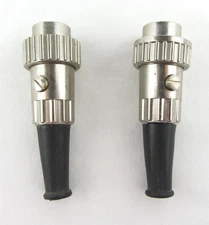 Switchcraft 05CL3M  3 Pin DIN Connector w/Locking Nut, Set of 2 - NOS, Free Ship