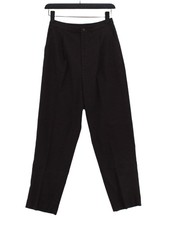 Uniqlo Women's Suit Trousers S Purple Polyester