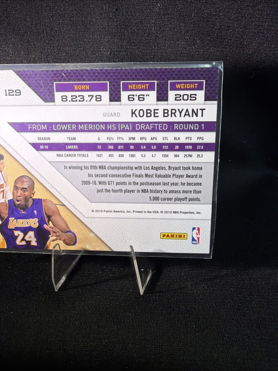 2010-11 Panini Threads #129 Kobe Bryant - Los Angeles Lakers | eBay