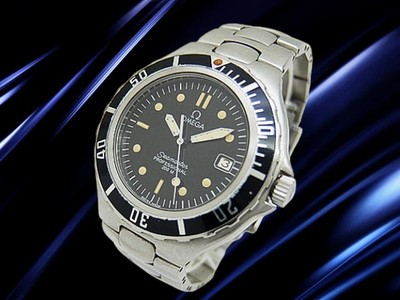 OMEGA Watch Seamaster PRE BOND Black Dial Stainless Steel Quartz 38mm