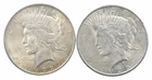 1922 & 1925 & Peace Silver Dollar $1 Bullion Collection Lot *911