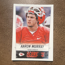 SCORE Aaron Murray Rookie Card Kansas City Chiefs NFL Football. rookie card picture