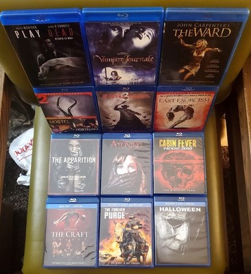 Blu-ray Lot Horror Halloween Forever Purge Hostel Jeepers Creepers Craft Legacy