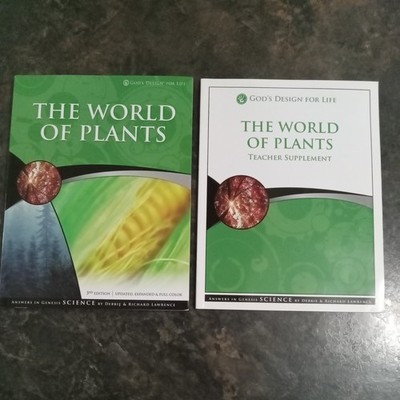 World Of Plants God's Design For Life Homeschool Science  AIG 3 Student Teacher