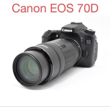 Canon EOS 70D Digital SLR Camera with EF 100-300mm Lens Excellent Condition