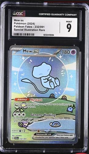 Mew ex graded CGC 9 for sale on eBay