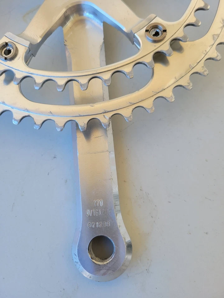 Pédalier Mavic SSC 630  52-42 170mm Axe Carré Team Edition 87-88 - Photo 4/4
