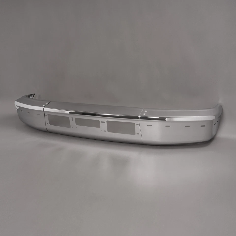 Cromo - Parachoques delantero para Ford F-Super Duty F-150 Bronco 1992-1997 #F3TZ17757AB Foto 2 de 4