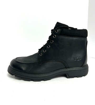 UGG Mens Biltmore Mid Boot Black Leather M