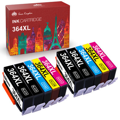 Tinta Hp 364 5 Cartuchos De Tinta Compatibles HP 364 XL - Para Photosmart 5510, 5515, 5520, 6510, 6520 Y Más, Con Chip Calculadora Hp