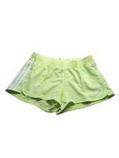 NWT Women's adidas Pacer 3-Stripes Woven Shorts NEW LIME SIZE: XL - EXTRA LARGE