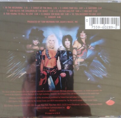 Shout at the Devil [Bonus Tracks] by Mötley Crüe (CD, Jun-1999