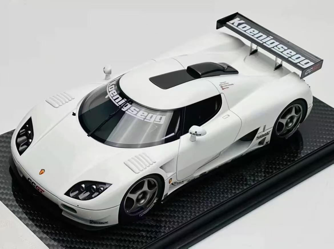 SUPER RARE* Frontiart 1/18 Koenigsegg CCGT (White) Resin Car Model